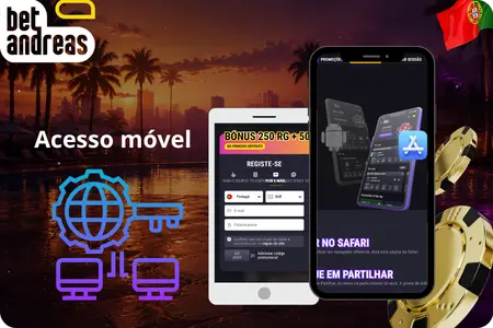 Betandreas PT ao vivo em mobile