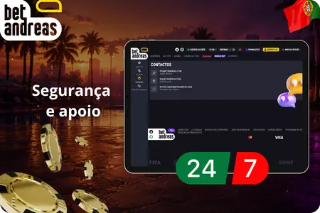 Casino Betandreas segurança e apoio